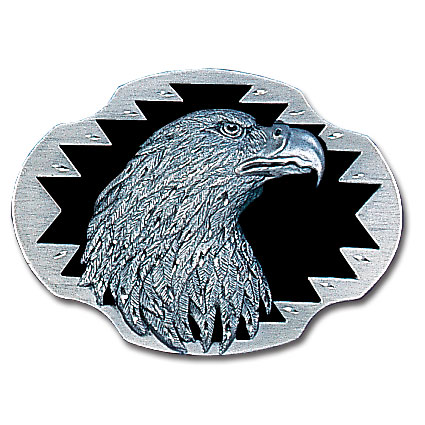 Belt Buckle - Eagle head (Diamond Cut )